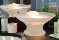 Glas Art, weiss